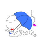 白いヒト。（個別スタンプ：23）