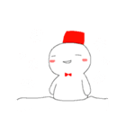 白いヒト。（個別スタンプ：24）