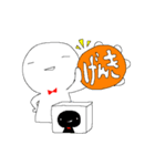 白いヒト。（個別スタンプ：26）