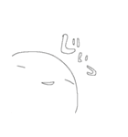 白いヒト。（個別スタンプ：40）