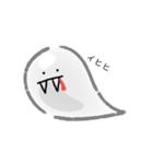 ハロウィン   オバケのスタンプ（個別スタンプ：4）