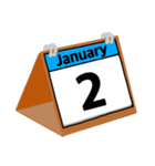 1月のカレンダー（個別スタンプ：3）