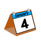 1月のカレンダー（個別スタンプ：5）