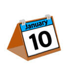 1月のカレンダー（個別スタンプ：11）