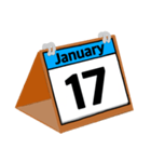 1月のカレンダー（個別スタンプ：18）