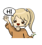 タピオカミルクティー女子の日常（個別スタンプ：1）