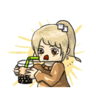 タピオカミルクティー女子の日常（個別スタンプ：33）