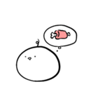 まっしろなスタンプ（個別スタンプ：3）