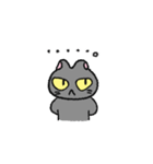むにねこ（すなおなクロ）（個別スタンプ：10）