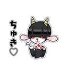 メカクレやぎ（個別スタンプ：9）