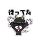 メカクレやぎ（個別スタンプ：22）