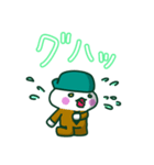 友人・家族・恋人に送りたいしらたま二等兵（個別スタンプ：6）