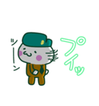 友人・家族・恋人に送りたいしらたま二等兵（個別スタンプ：30）