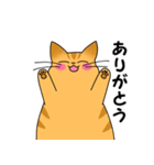 まるいねこ（茶トラ）（個別スタンプ：2）