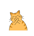 まるいねこ（茶トラ）（個別スタンプ：8）