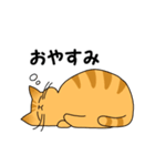 まるいねこ（茶トラ）（個別スタンプ：9）