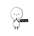 歩くてるてる坊主（個別スタンプ：2）