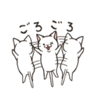 白猫ここすけ2（個別スタンプ：3）