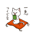 白猫ここすけ2（個別スタンプ：5）