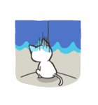 白猫ここすけ2（個別スタンプ：35）