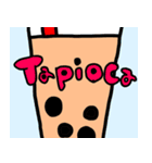 タピオカドリンクのスタンプ（個別スタンプ：8）