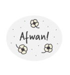 Assalam Alaykum Flowers（個別スタンプ：21）