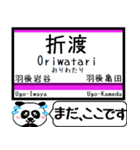 羽越本線(鶴岡-秋田) 駅名 今まだこの駅！（個別スタンプ：22）