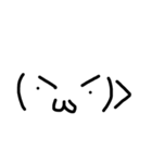 手書き顔文字(´・ω・)（個別スタンプ：6）