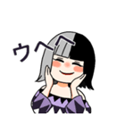 ツートンの女の子（個別スタンプ：3）