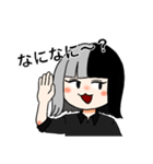 ツートンの女の子（個別スタンプ：4）