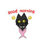 黒猫(ネロ7)（個別スタンプ：1）