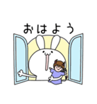 うさ子と悪魔くんの日常1（個別スタンプ：1）