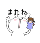 うさ子と悪魔くんの日常1（個別スタンプ：10）