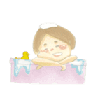 素朴なおんなのこスタンプ（個別スタンプ：19）