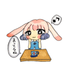 うさぎ彼女ゆめかわスタンプ（個別スタンプ：7）