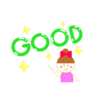 おだんごちゃん♡デカ文字      〜日常編〜（個別スタンプ：5）