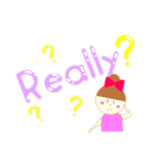 おだんごちゃん♡デカ文字      〜日常編〜（個別スタンプ：7）