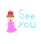 おだんごちゃん♡デカ文字      〜日常編〜（個別スタンプ：8）