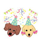 クー＆チョコ（個別スタンプ：1）