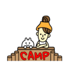★うさぎとキャンプ★CAMP★（個別スタンプ：21）