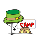 ★うさぎとキャンプ★CAMP★（個別スタンプ：38）