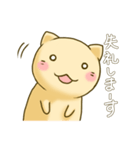 ほんわかネコ〜あいさつ2〜（個別スタンプ：2）