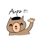 バスクのくまちゃん（個別スタンプ：1）