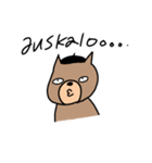 バスクのくまちゃん（個別スタンプ：17）