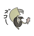 女の子とうさぎ 色鉛筆（個別スタンプ：20）