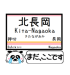 信越本線(新潟-茨目) 今まだこの駅です！（個別スタンプ：19）