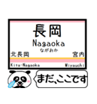 信越本線(新潟-茨目) 今まだこの駅です！（個別スタンプ：20）