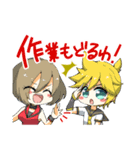 【ほぼペア】関西弁の初音ミクたち（個別スタンプ：15）