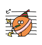 歩けるオレンジ（個別スタンプ：16）