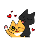 ねこごまとピーナッツの日常(English)（個別スタンプ：2）